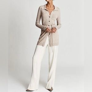 REISS $225 CORRIN CASHMERE BLEND CARDIGAN M